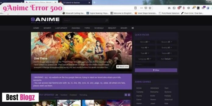 Resolve 9Anime Error 500 Step-by-Step Guide